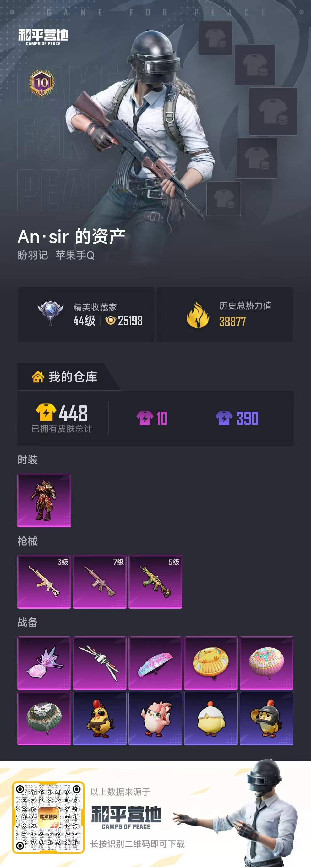 HPCMW4115167和平精英账号详情图2