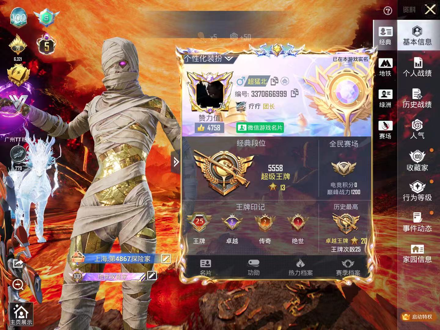 HPSJ4115104和平精英账号详情图3