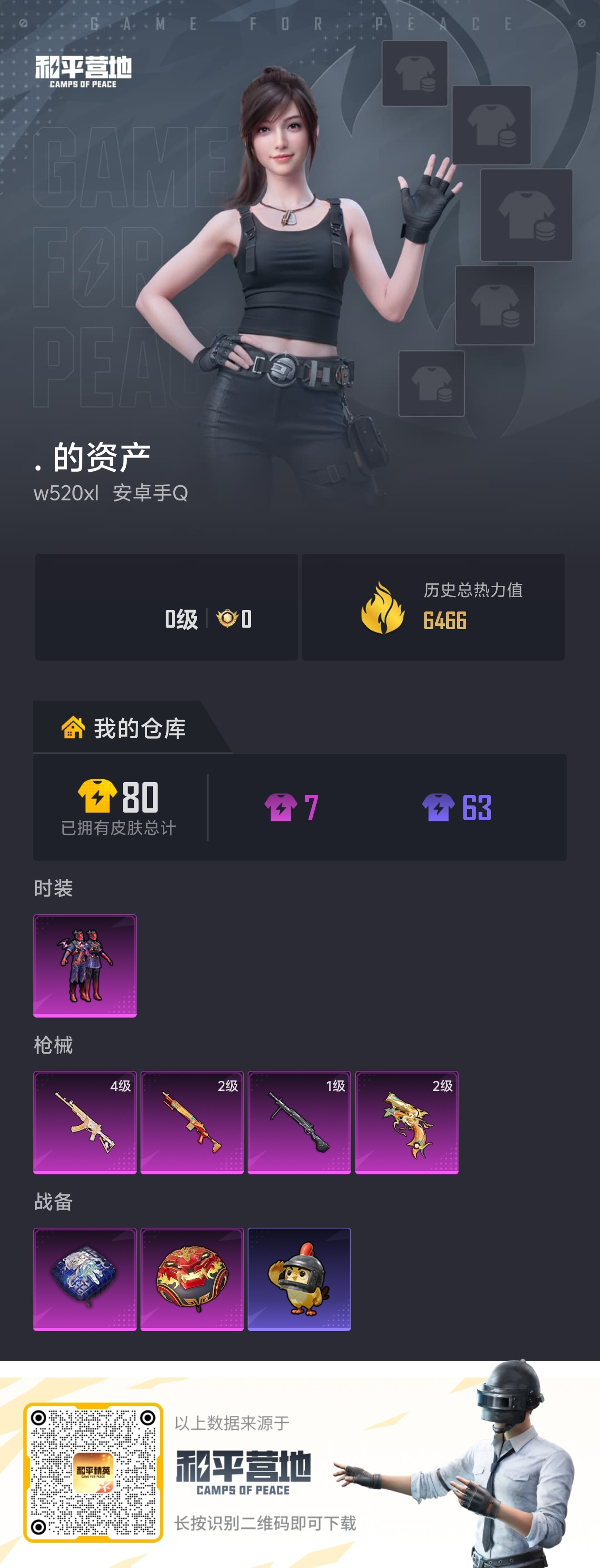 HPSJ4114970和平精英账号详情图2