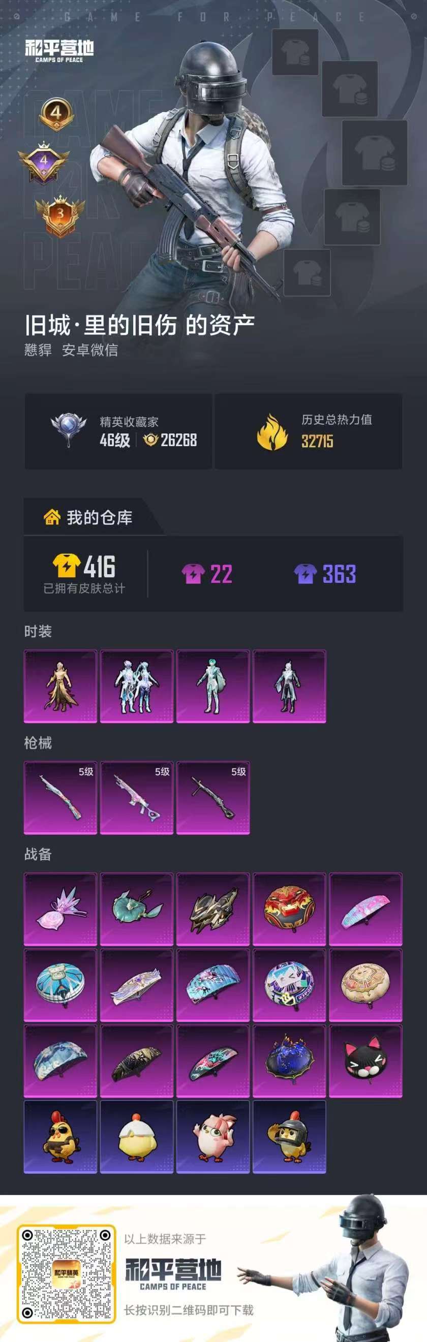 HPSJ4115030和平精英账号详情图2