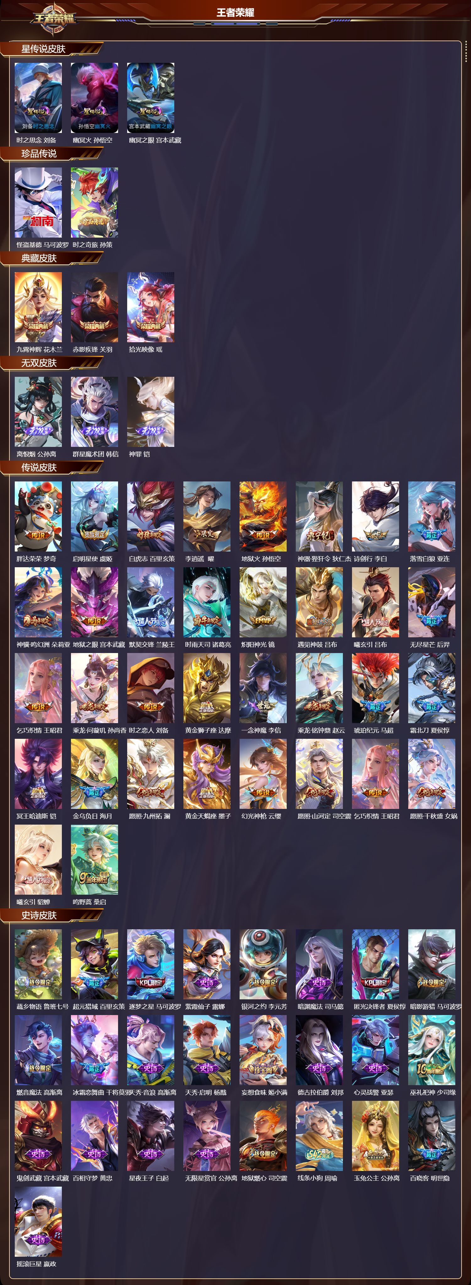 WZQM4210225王者荣耀账号详情图3 WZQM4210225王者荣耀账号详情图3