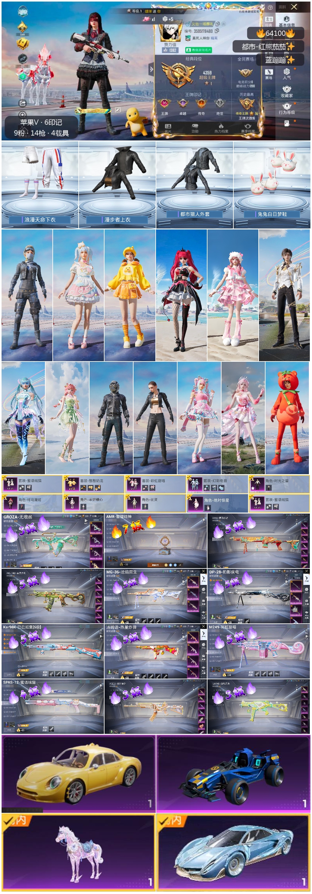 HPSJ4116256和平精英账号详情图4