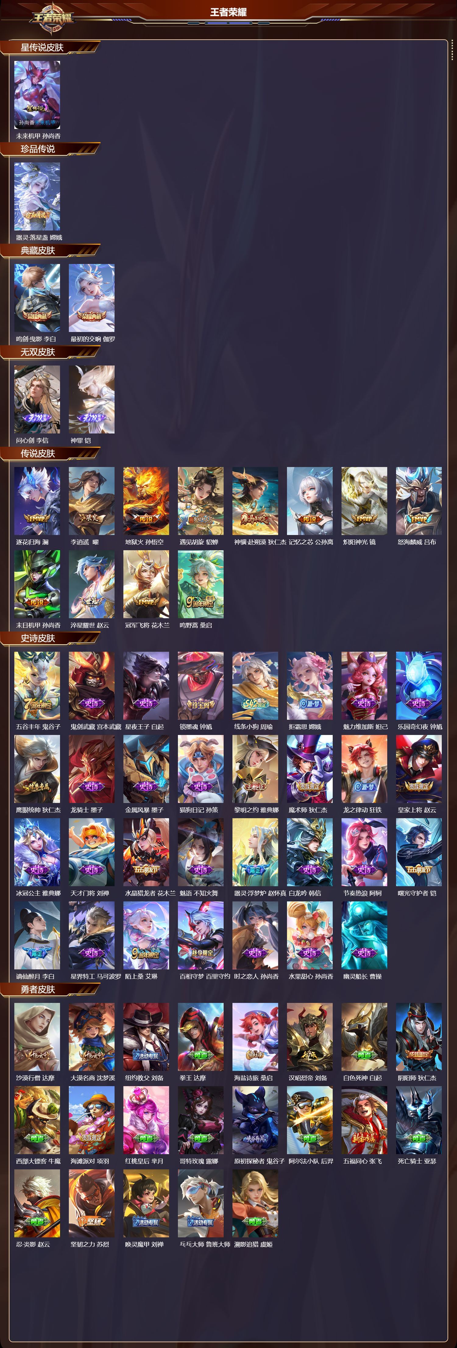 WZQM4212755王者荣耀账号详情图3 WZQM4212755王者荣耀账号详情图3