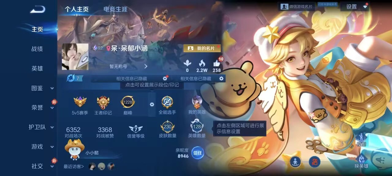 WZCMW4219936王者荣耀账号详情图2