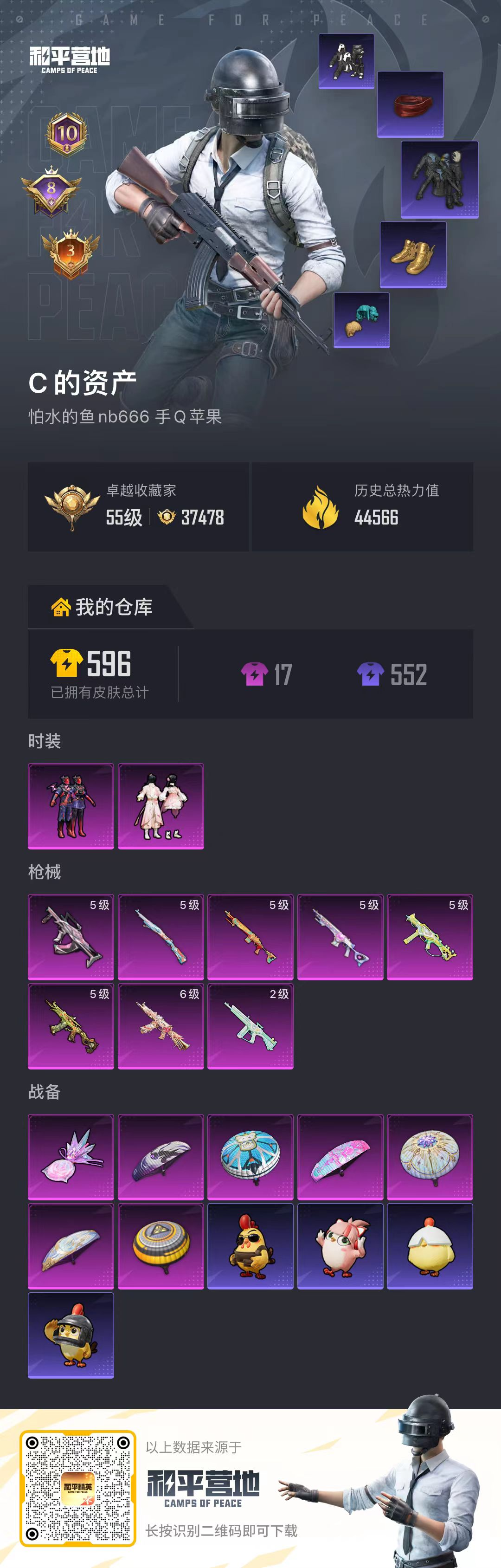 HPSJ4115968和平精英账号详情图2