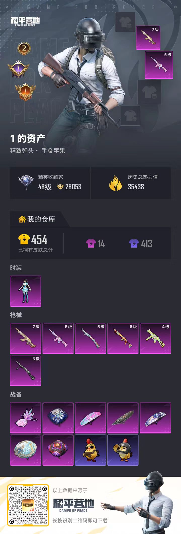 HPCMW4118911和平精英账号详情图2