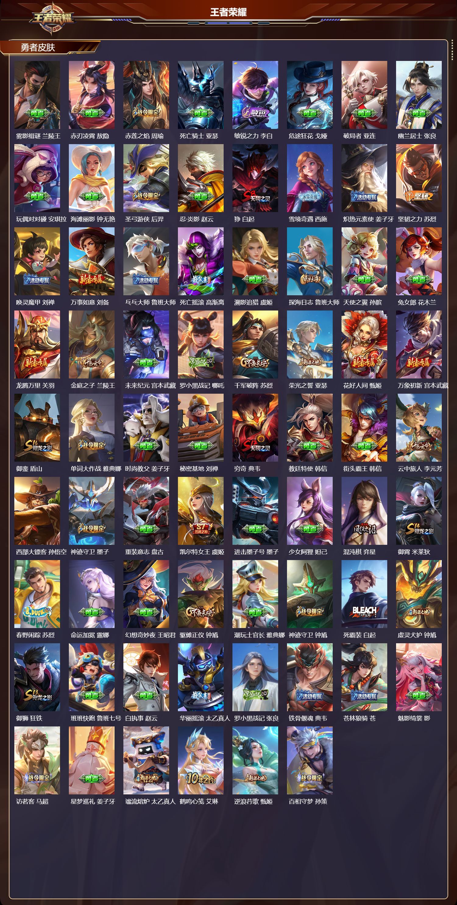 WZQM4211712王者荣耀账号详情图6 WZQM4211712王者荣耀账号详情图6