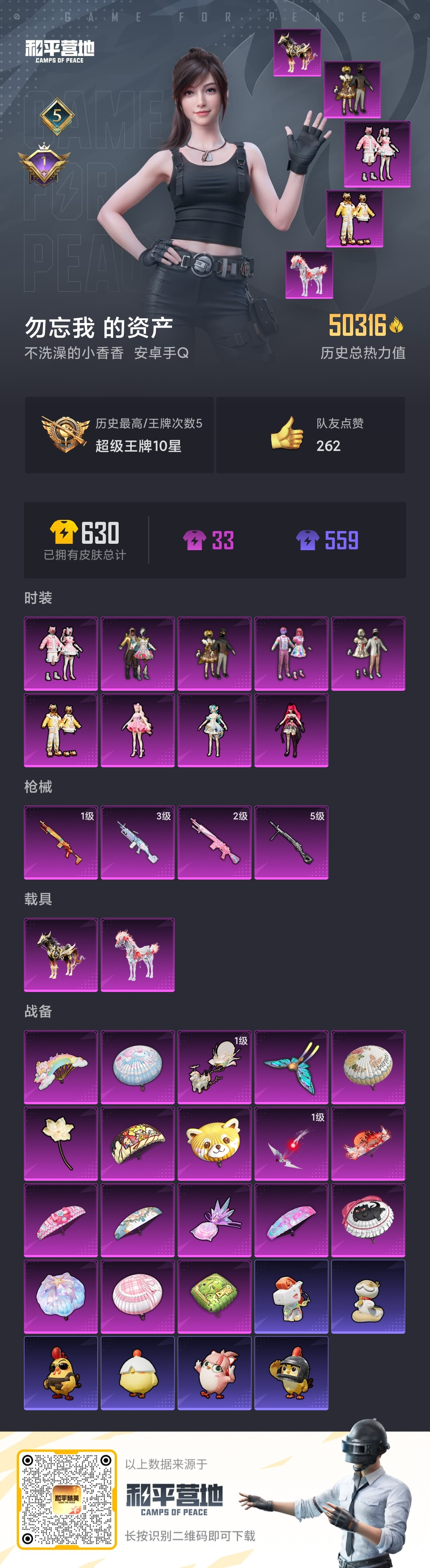 HPSJ4115974和平精英账号详情图2