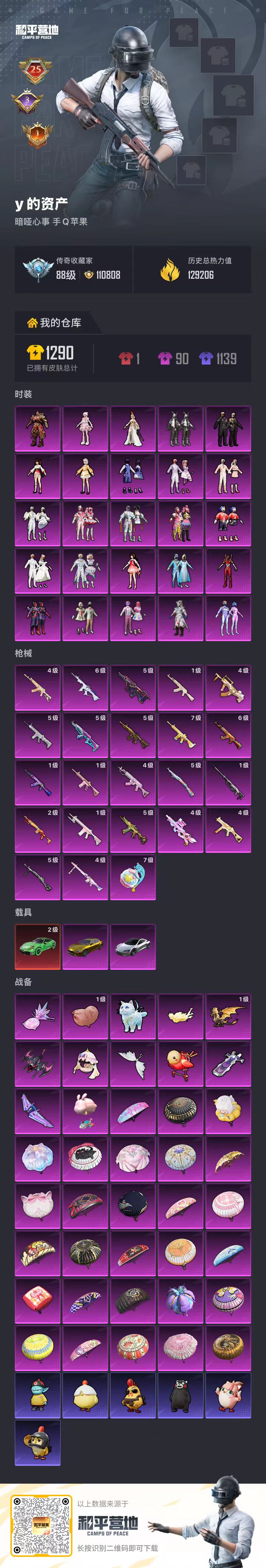 HPSJ4115934和平精英账号详情图2