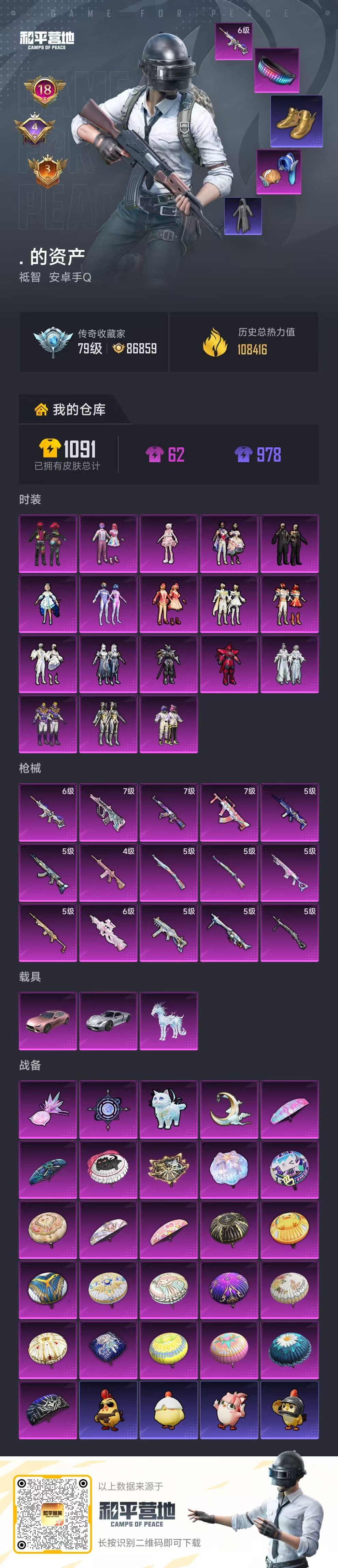 HPCMW4116367和平精英账号详情图2 HPCMW4116367和平精英账号详情图2