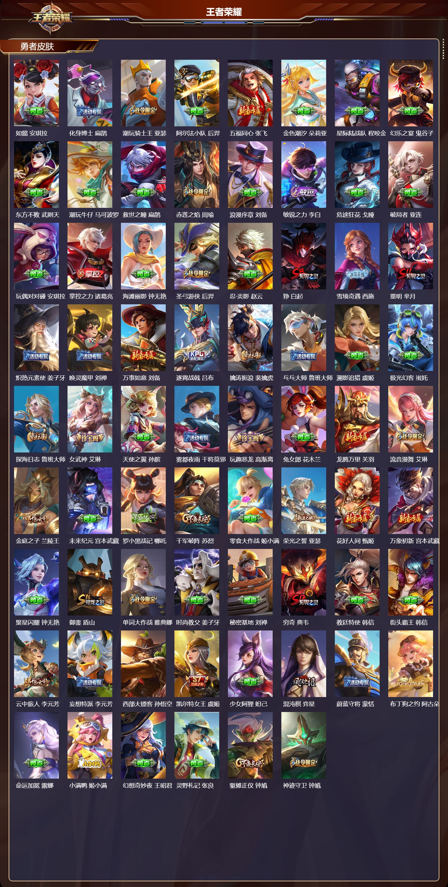 WZMK4211759王者荣耀账号详情图4 WZMK4211759王者荣耀账号详情图4