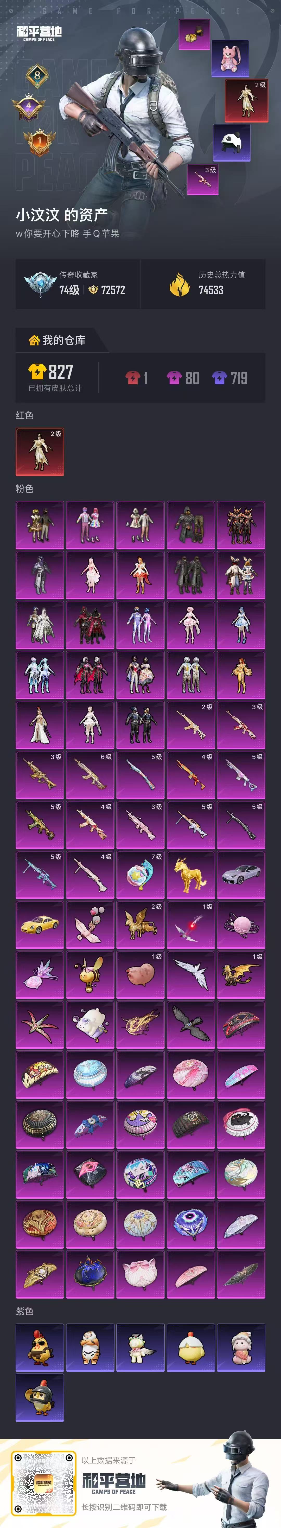 HPSJ4116089和平精英账号详情图2