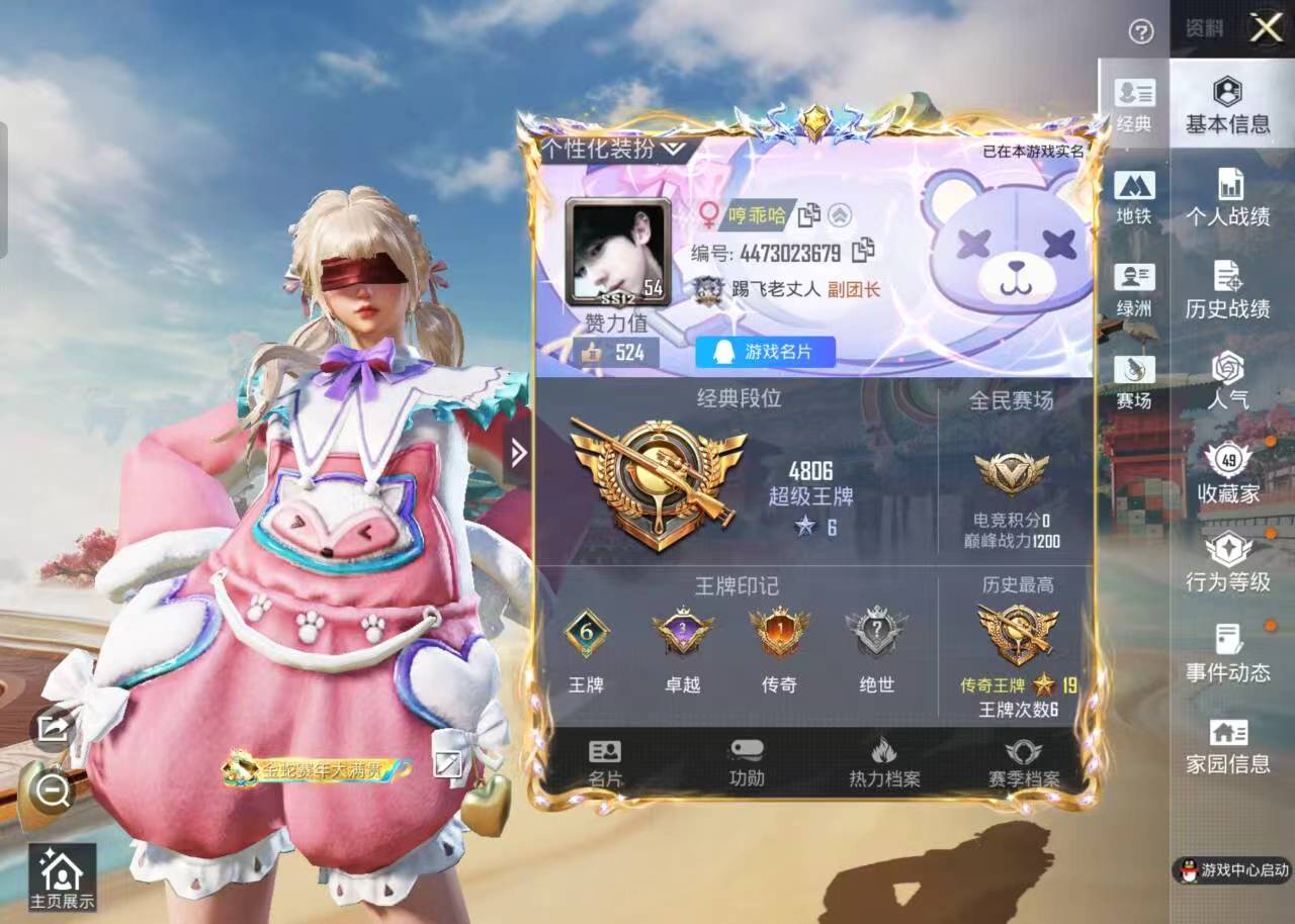 HPSJ4115980和平精英账号详情图3