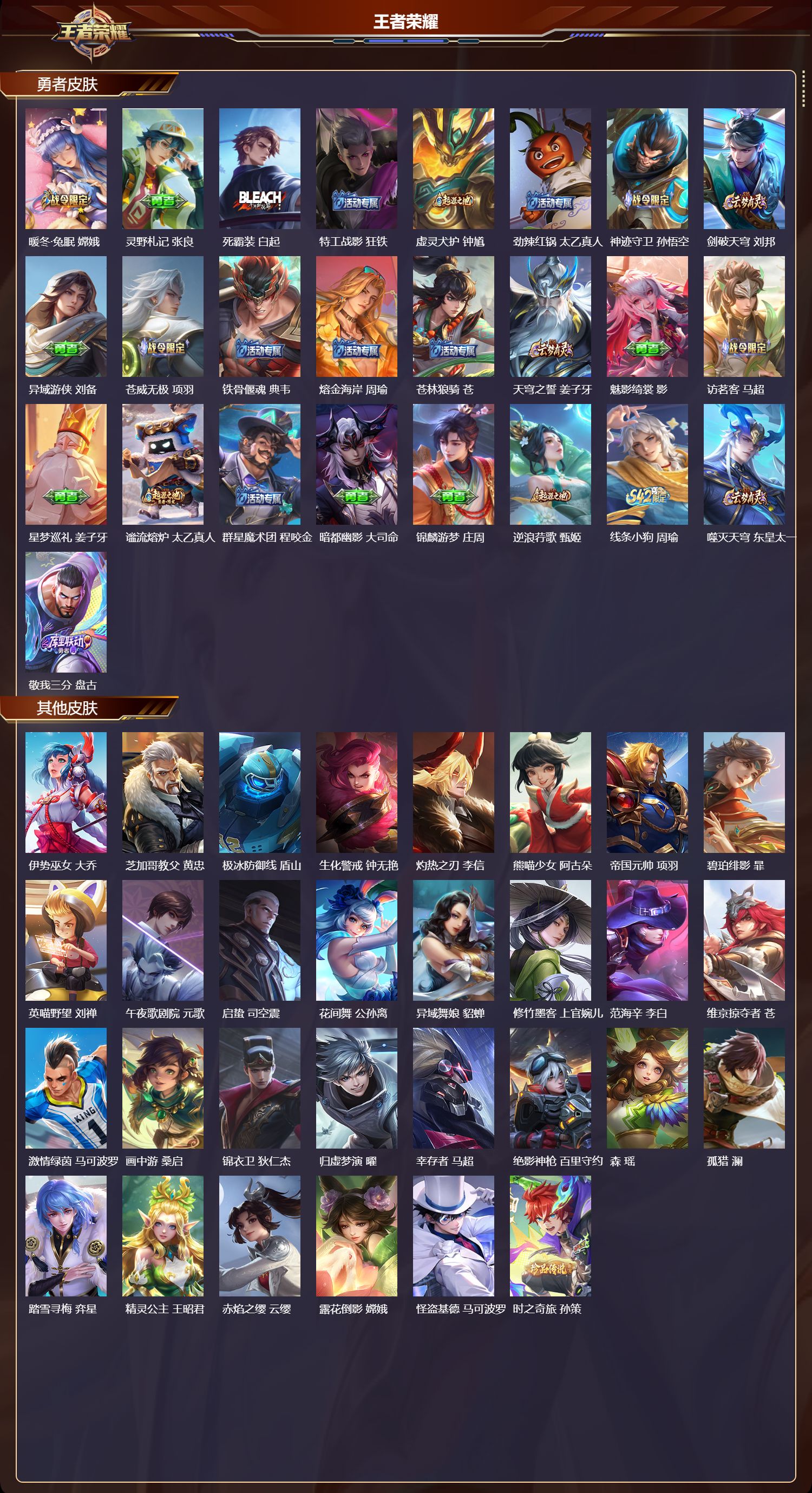 WZQM4211665王者荣耀账号详情图6