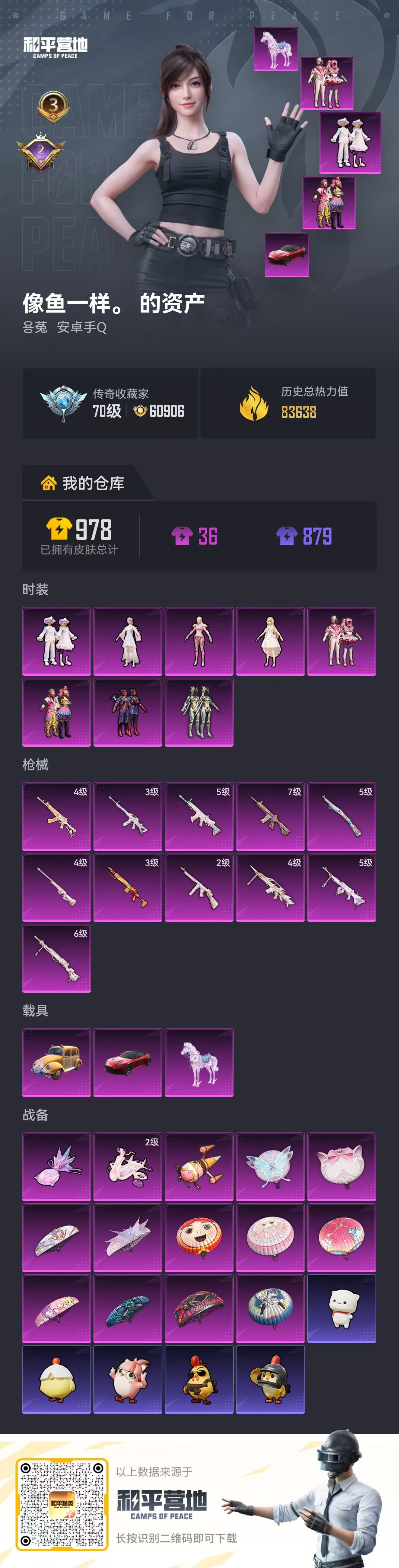 HPSJ4116076和平精英账号详情图2