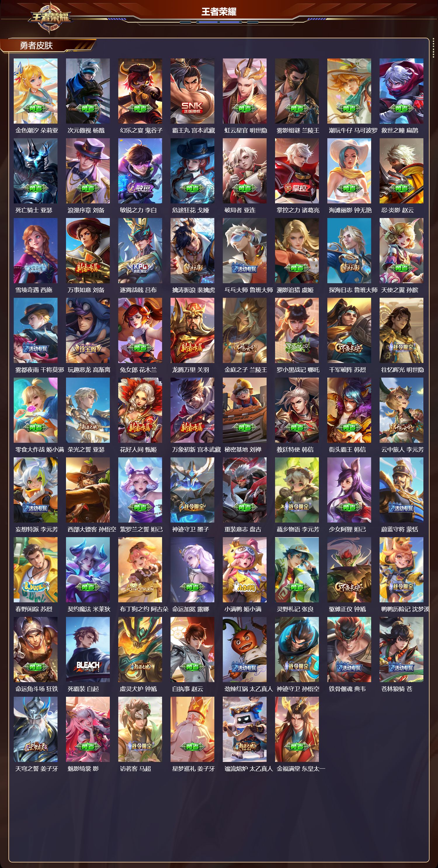 WZQM4211750王者荣耀账号详情图5