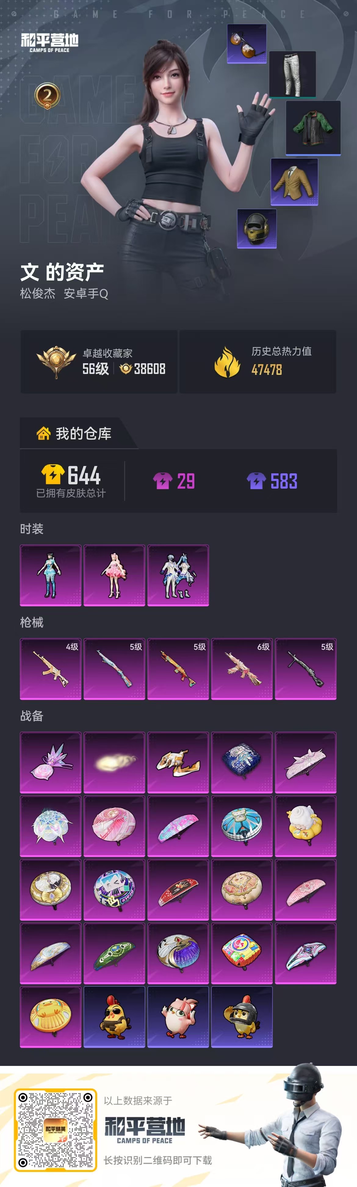 HPSJ4116098和平精英账号详情图2