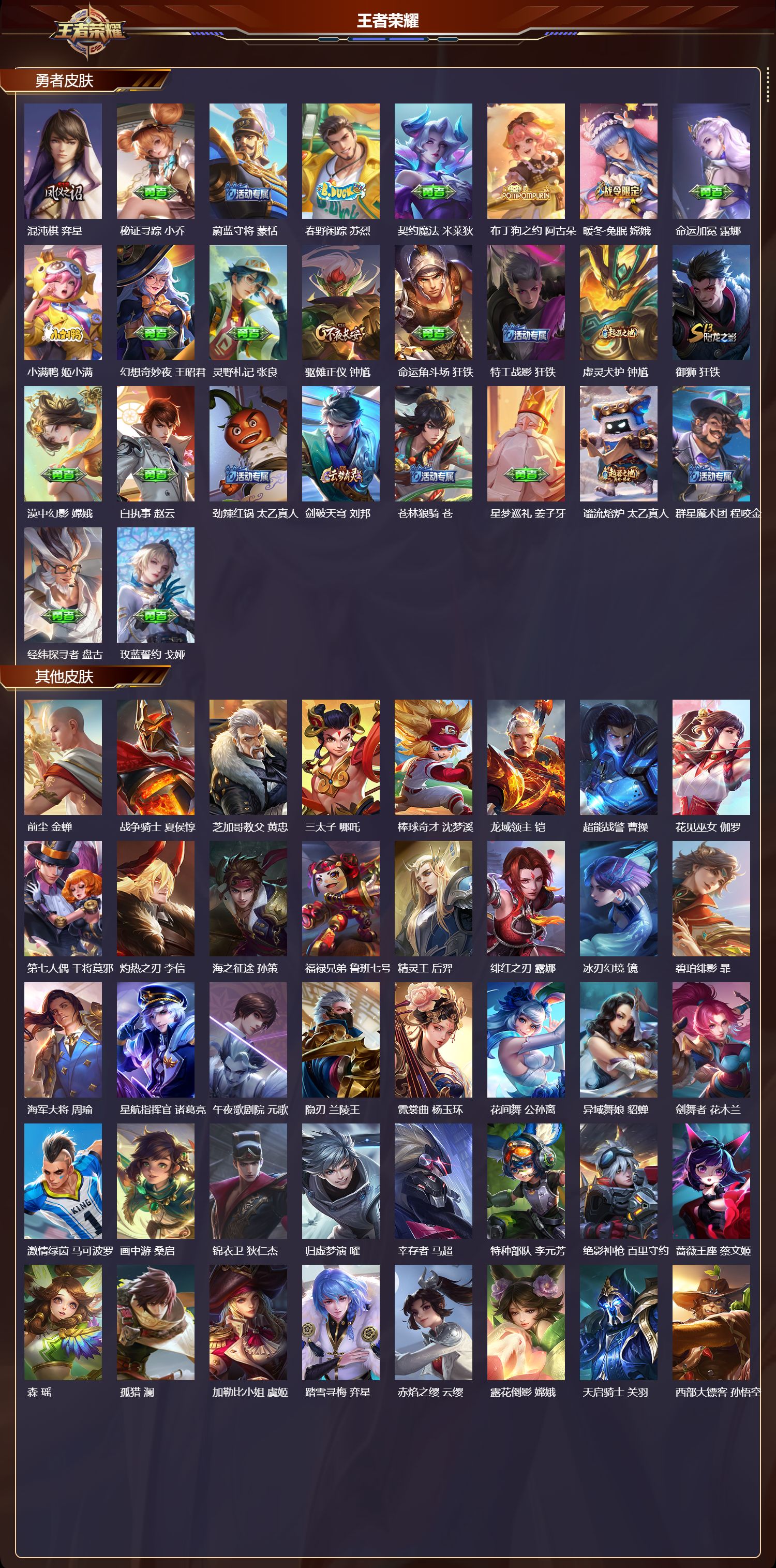 WZQM4211703王者荣耀账号详情图5