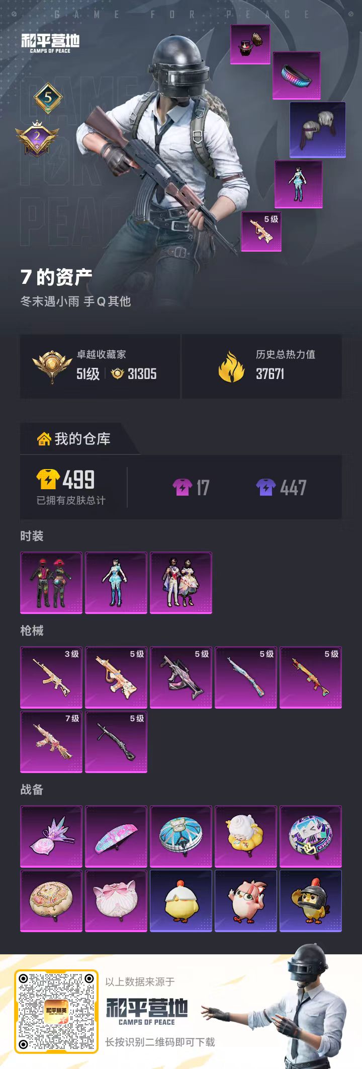 HPSJ4116219和平精英账号详情图2