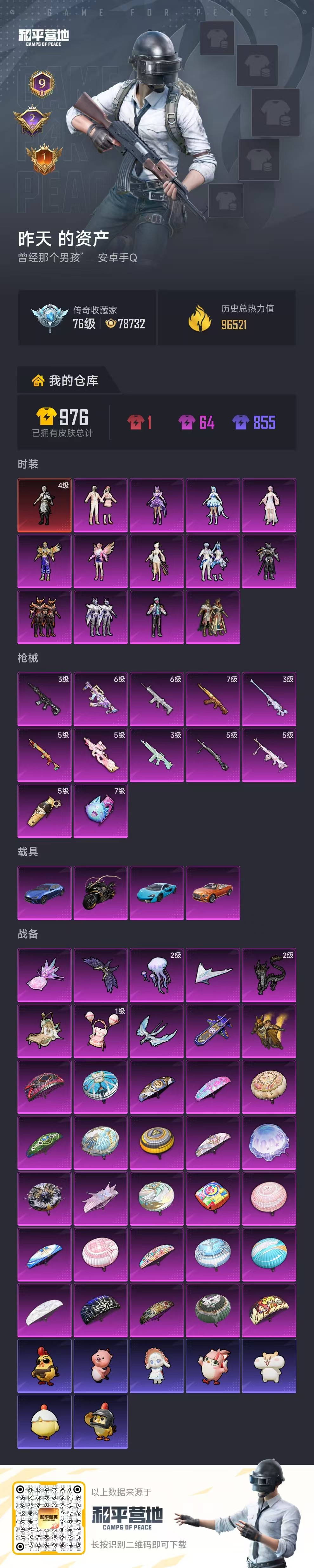 HPSJ4115924和平精英账号详情图2