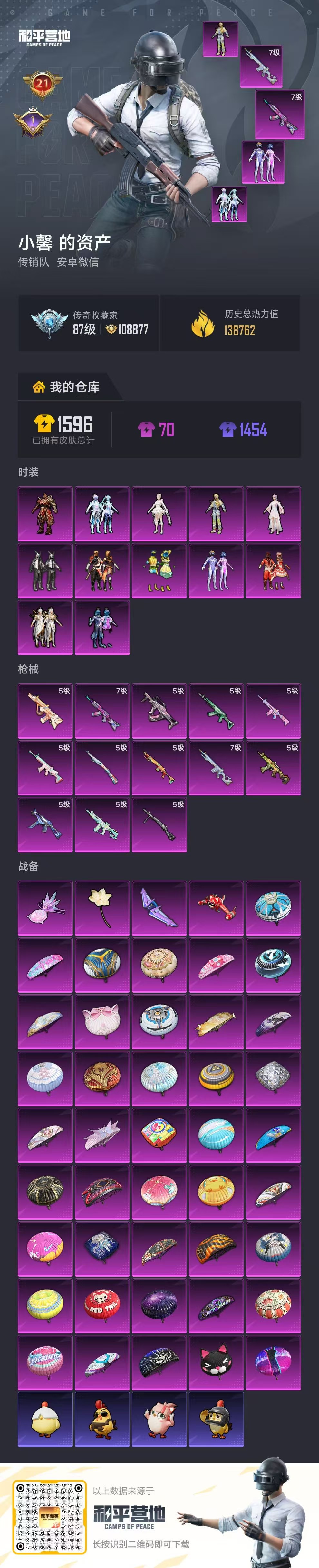 HPSJ4116278和平精英账号详情图2