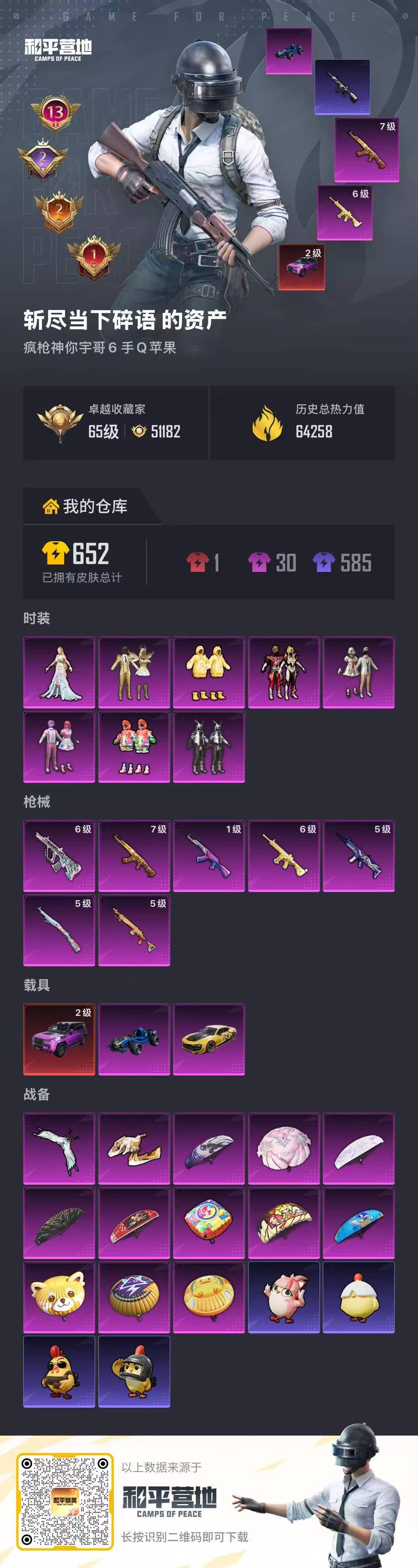 HPSJ4116087和平精英账号详情图2