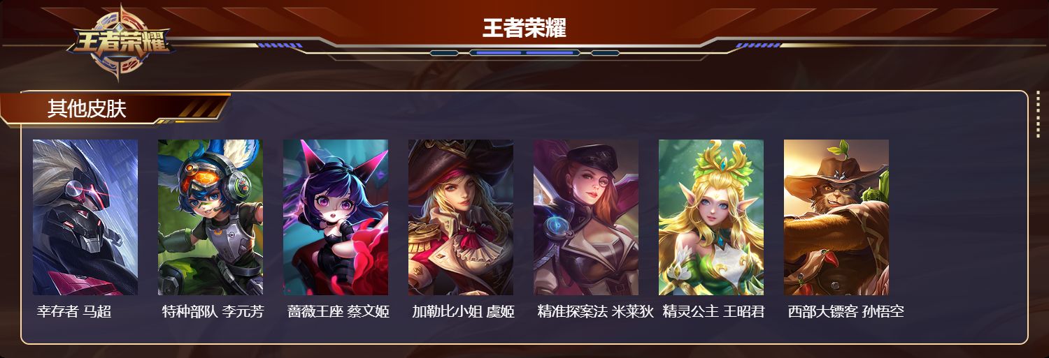 WZMK4211742王者荣耀账号详情图4