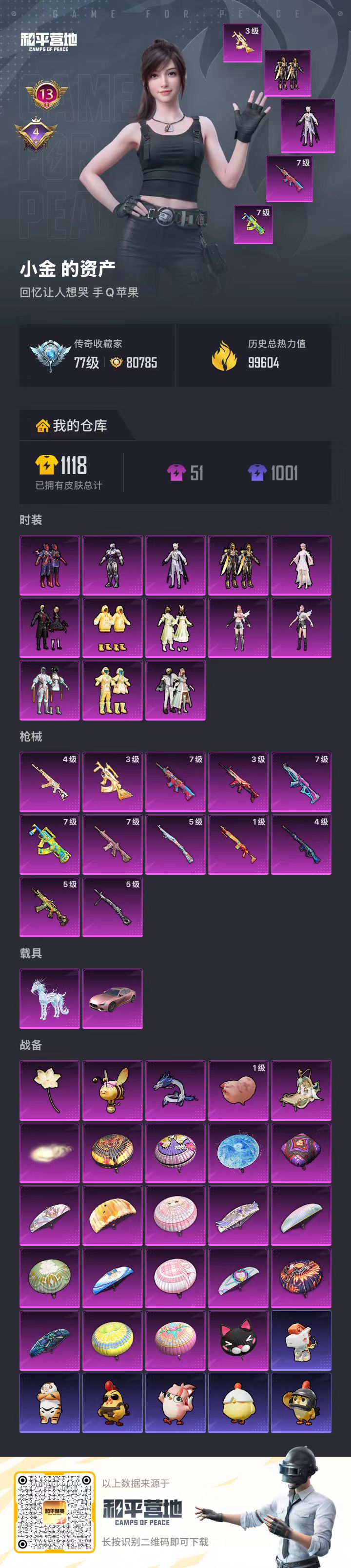 HPSJ4116062和平精英账号详情图2