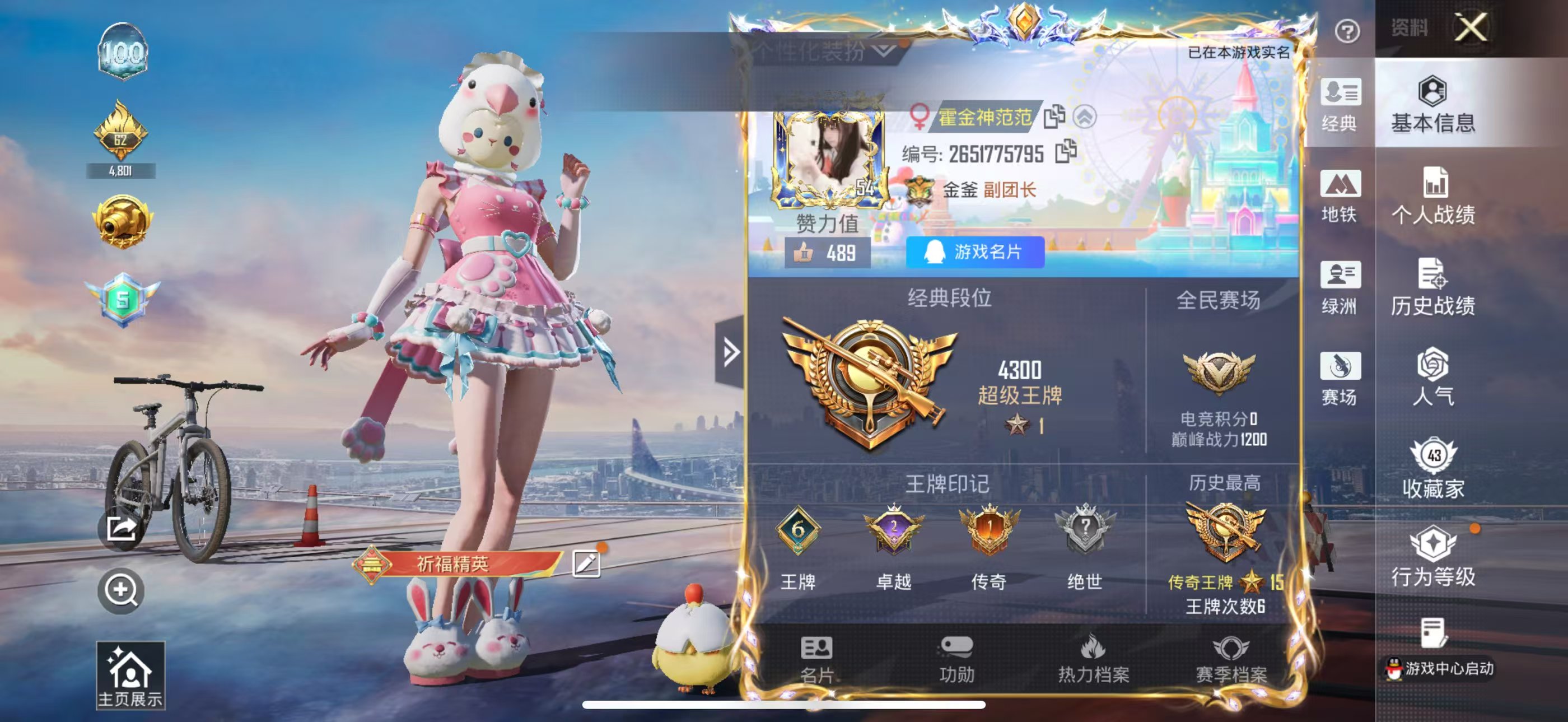 HPCMW4116366和平精英账号详情图3