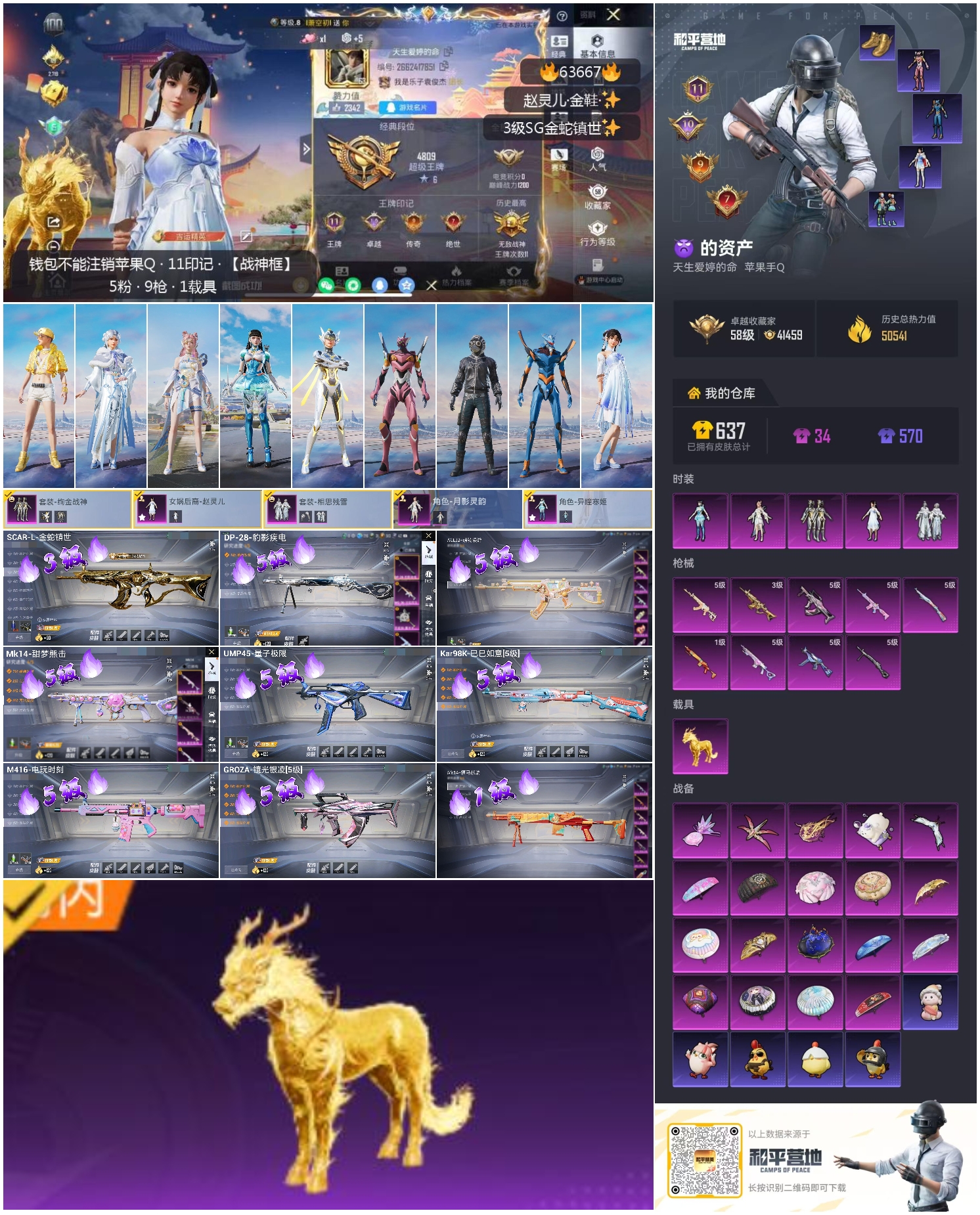 HPSJ4116020和平精英账号详情图4