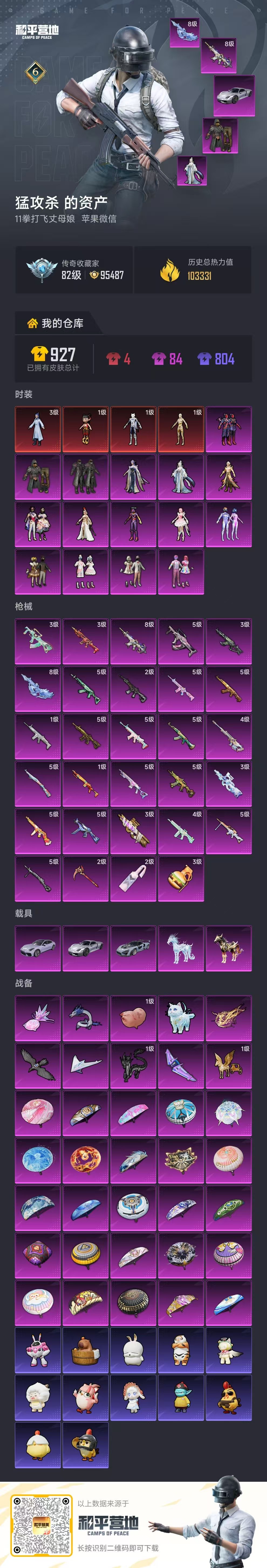 HPSJ4116291和平精英账号详情图2