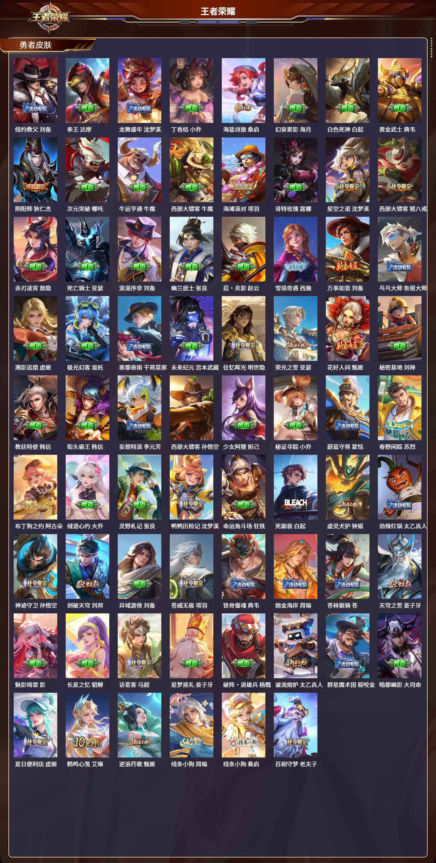 WZLX4224543王者荣耀账号详情图3