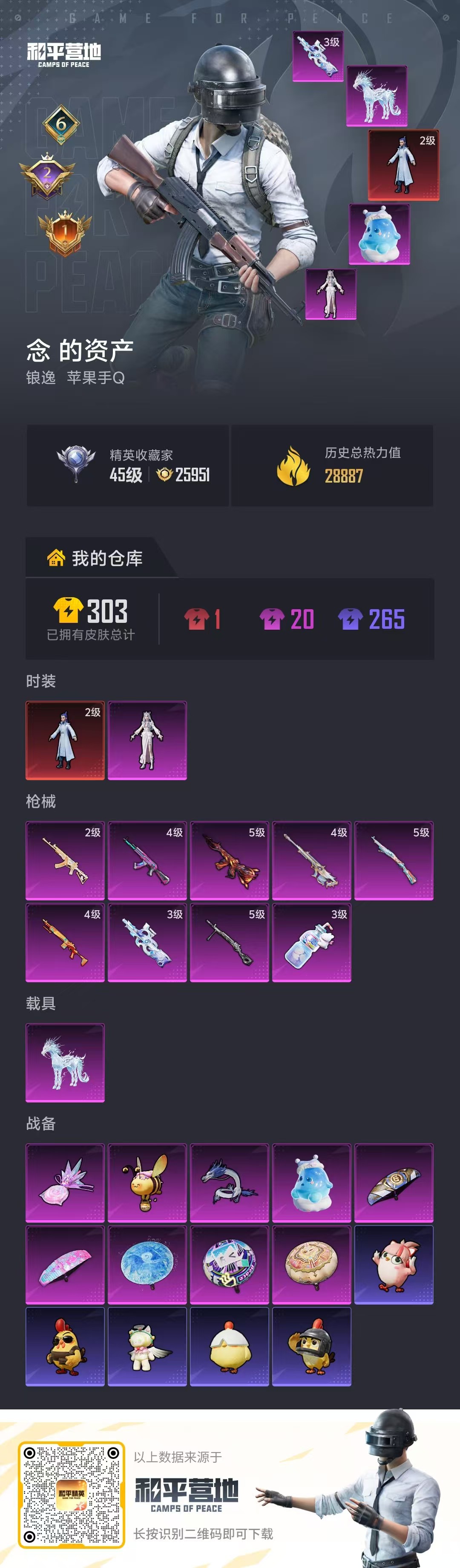 HPSJ4116045和平精英账号详情图2