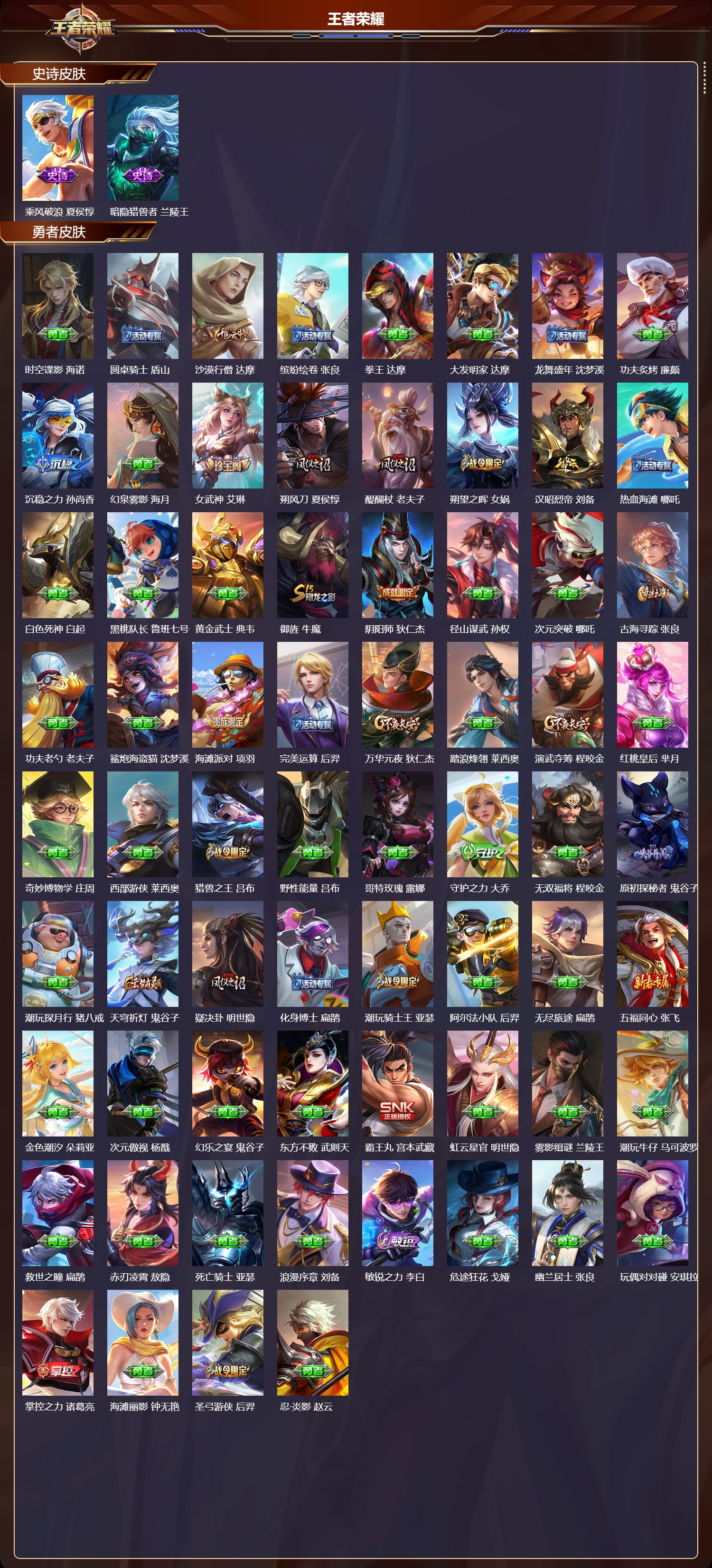 WZQM4211639王者荣耀账号详情图4