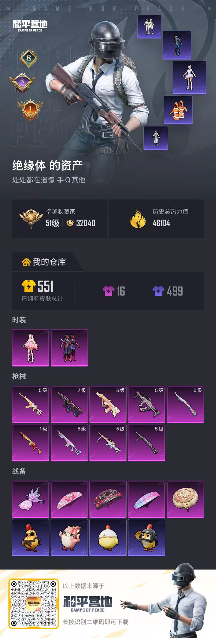 HPSJ4116469和平精英账号详情图2