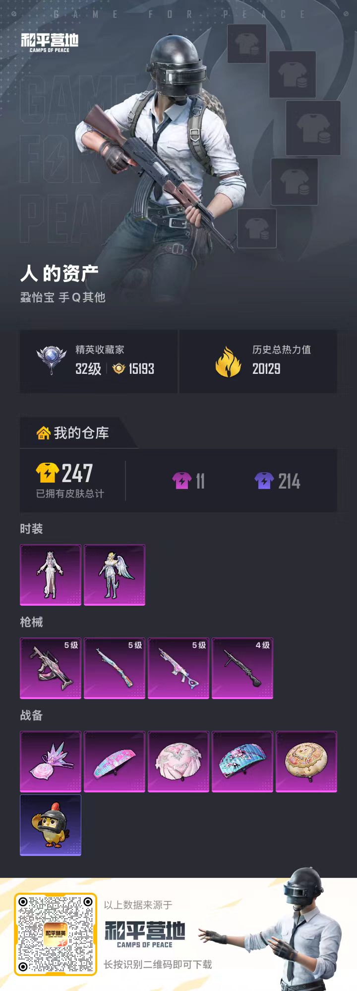 HPSJ4116476和平精英账号详情图2