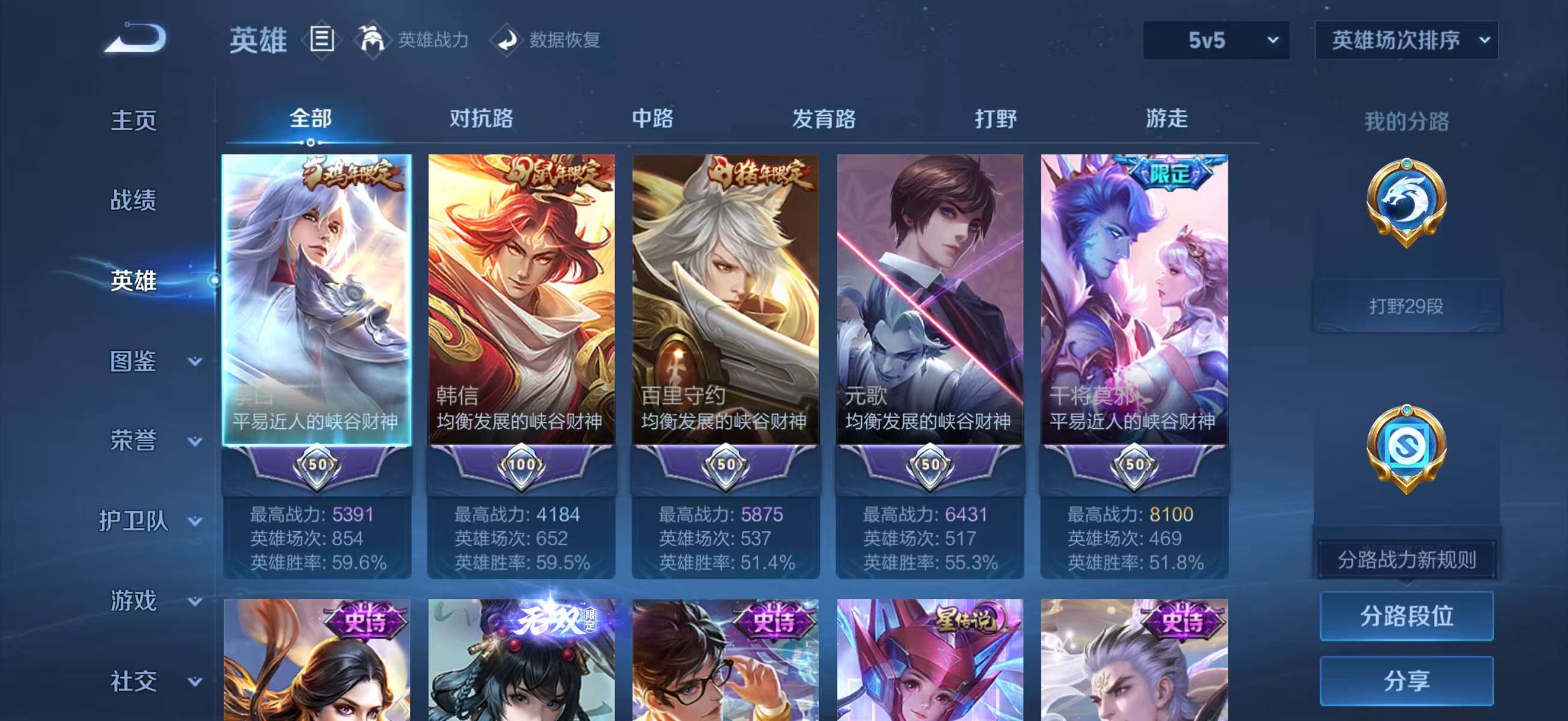 WZCMW4295696王者荣耀账号详情图3