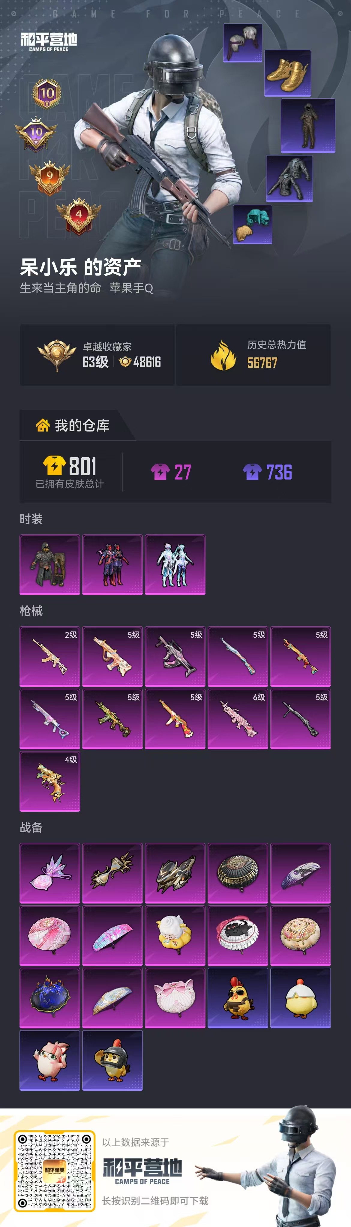 HPSJ4154102和平精英账号详情图2