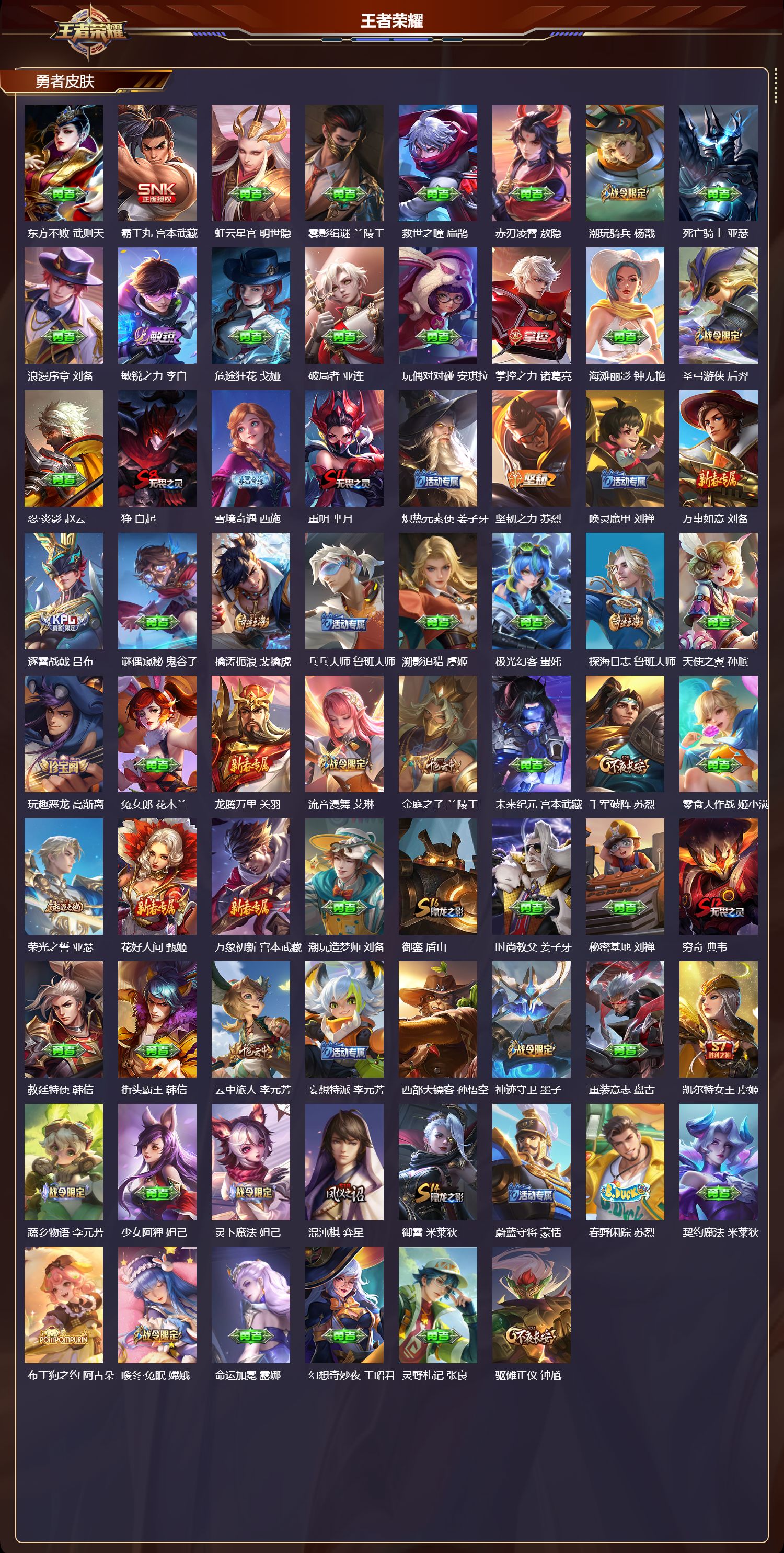 WZQM4275858王者荣耀账号详情图6