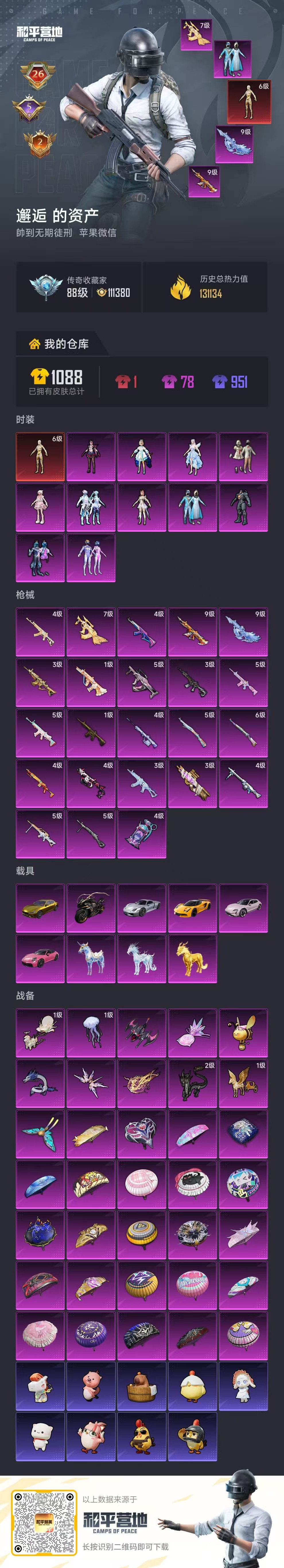 HPSJ4154298和平精英账号详情图2