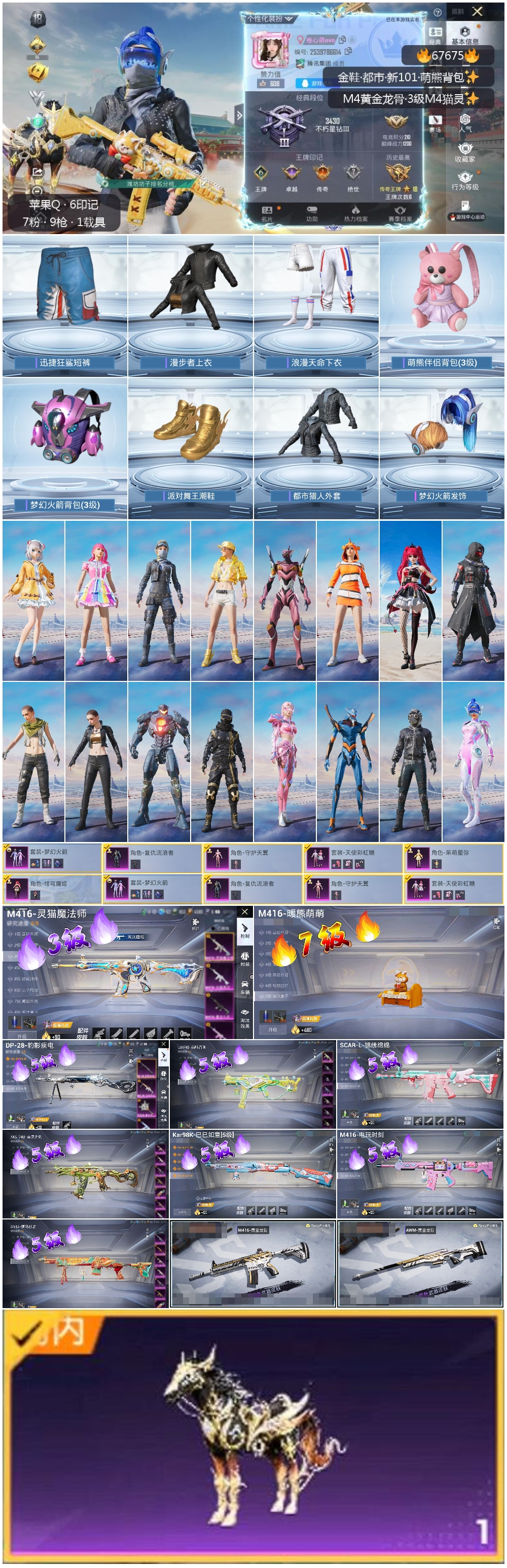 HPSJ4154089和平精英账号详情图4