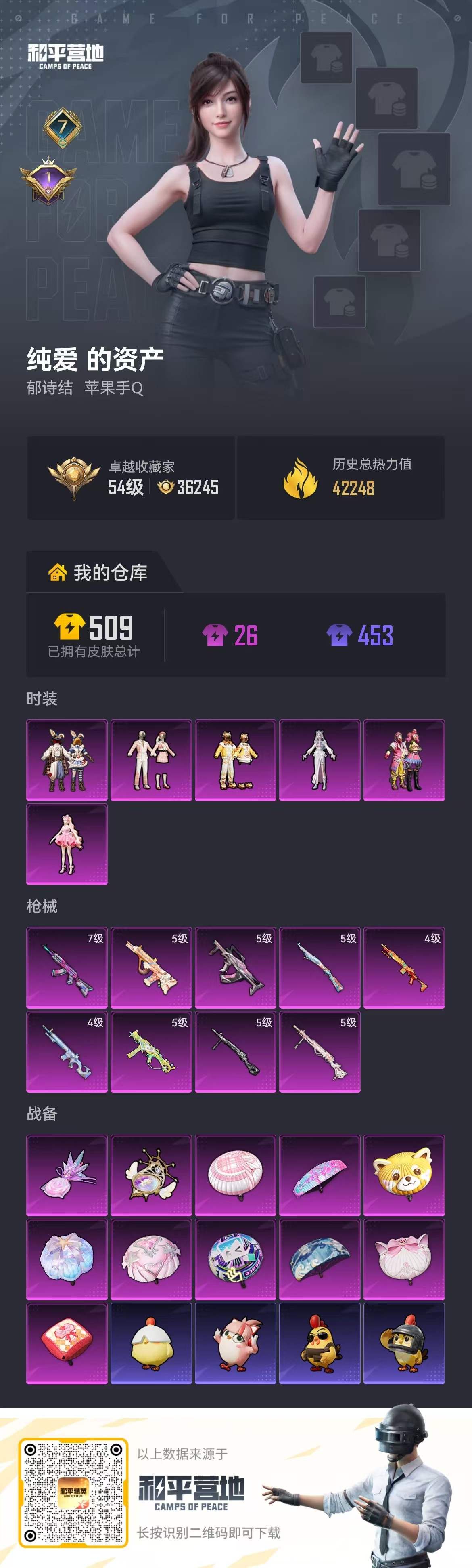 HPSJ4154405和平精英账号详情图2