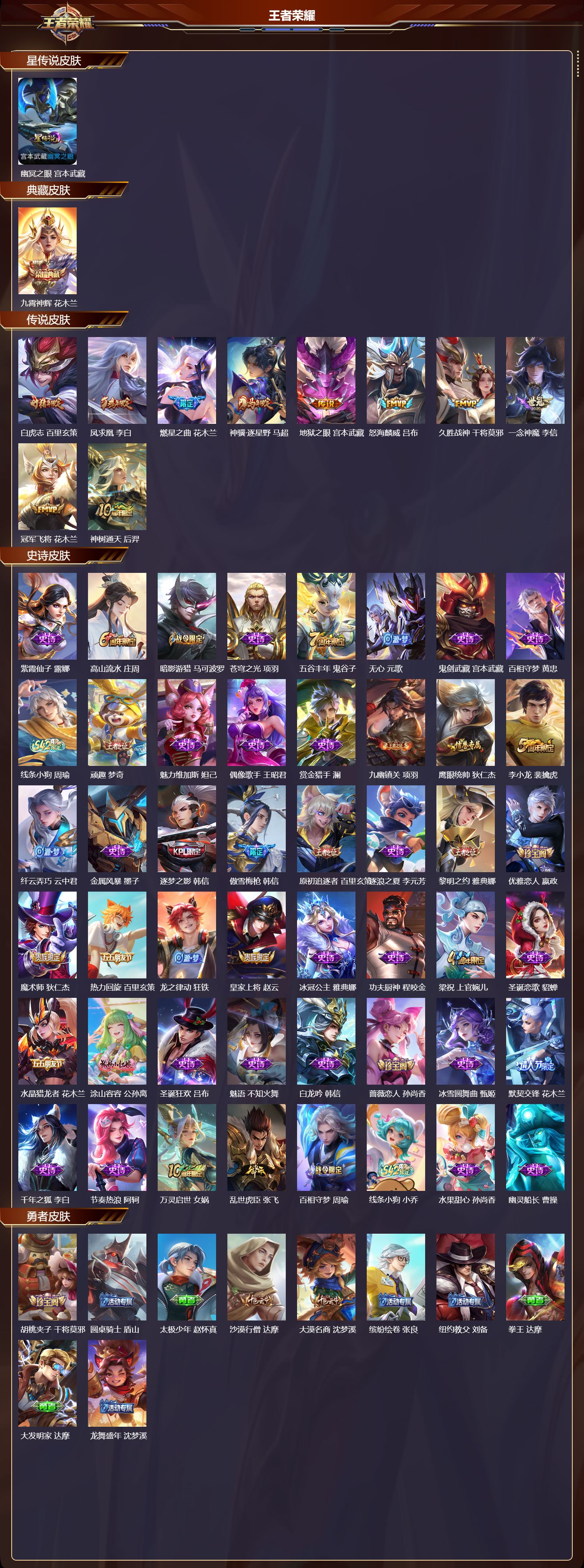 WZQM4276023王者荣耀账号详情图2