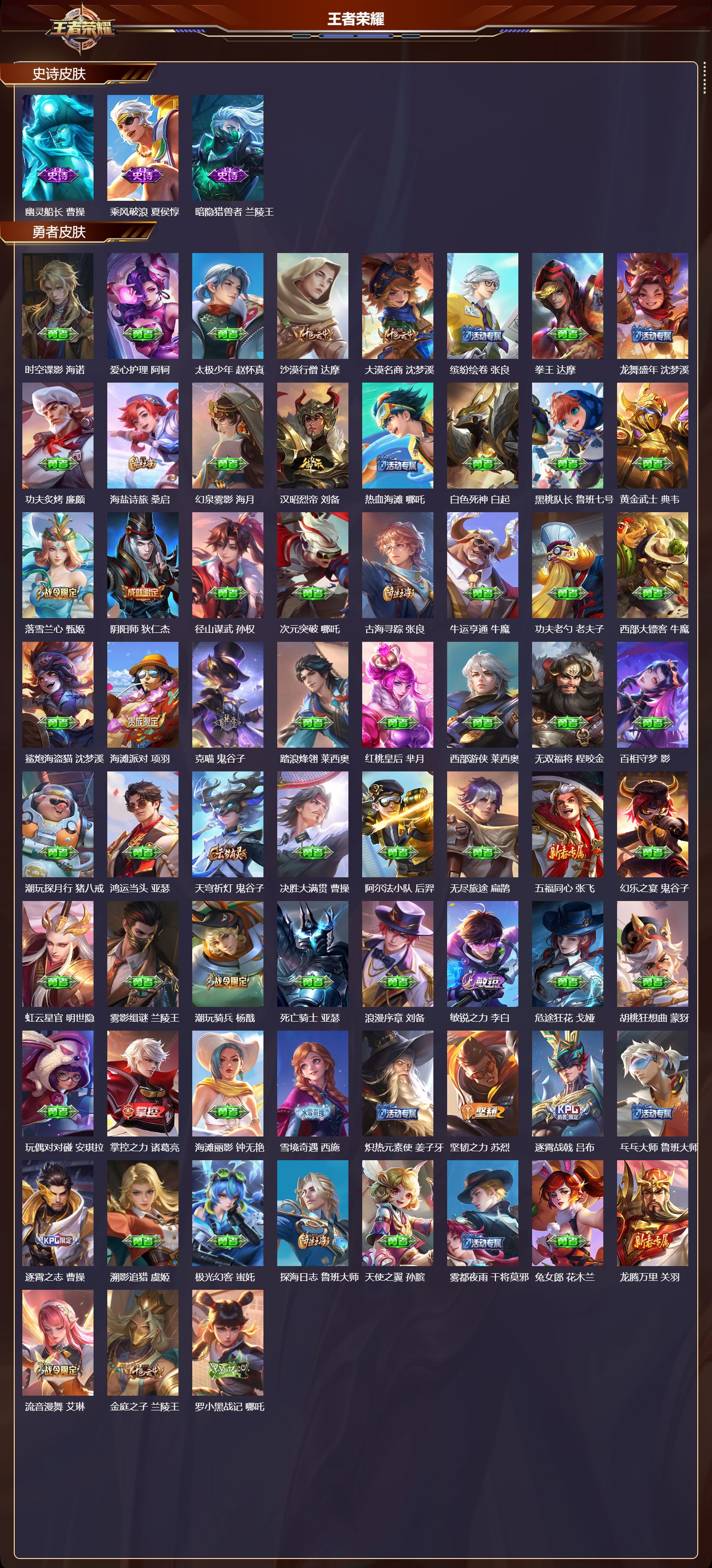 WZMK4276147王者荣耀账号详情图3