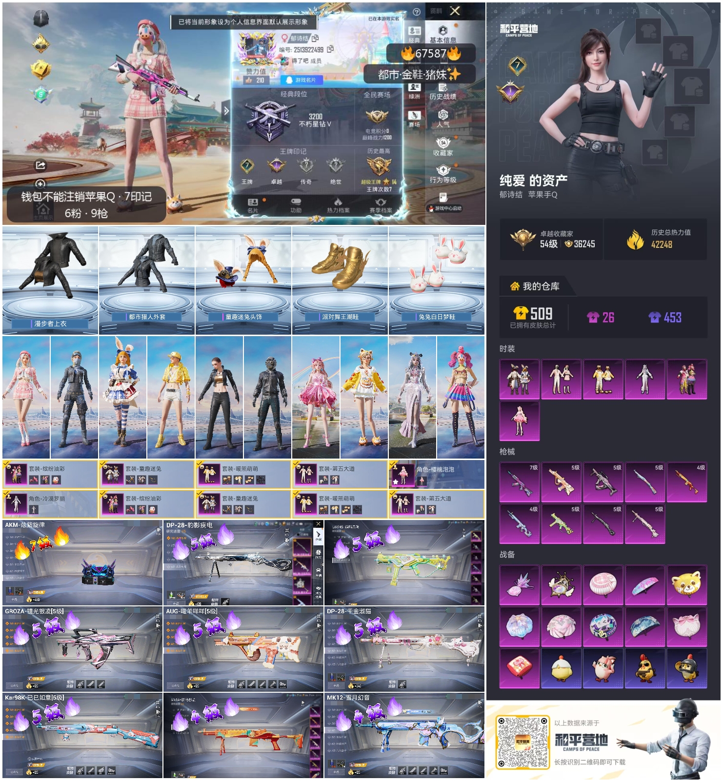 HPSJ4154405和平精英账号详情图4