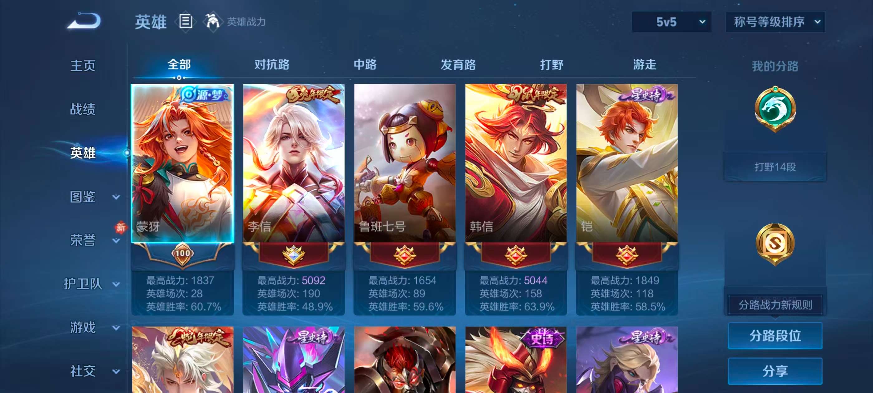 WZCMW4295415王者荣耀账号详情图2