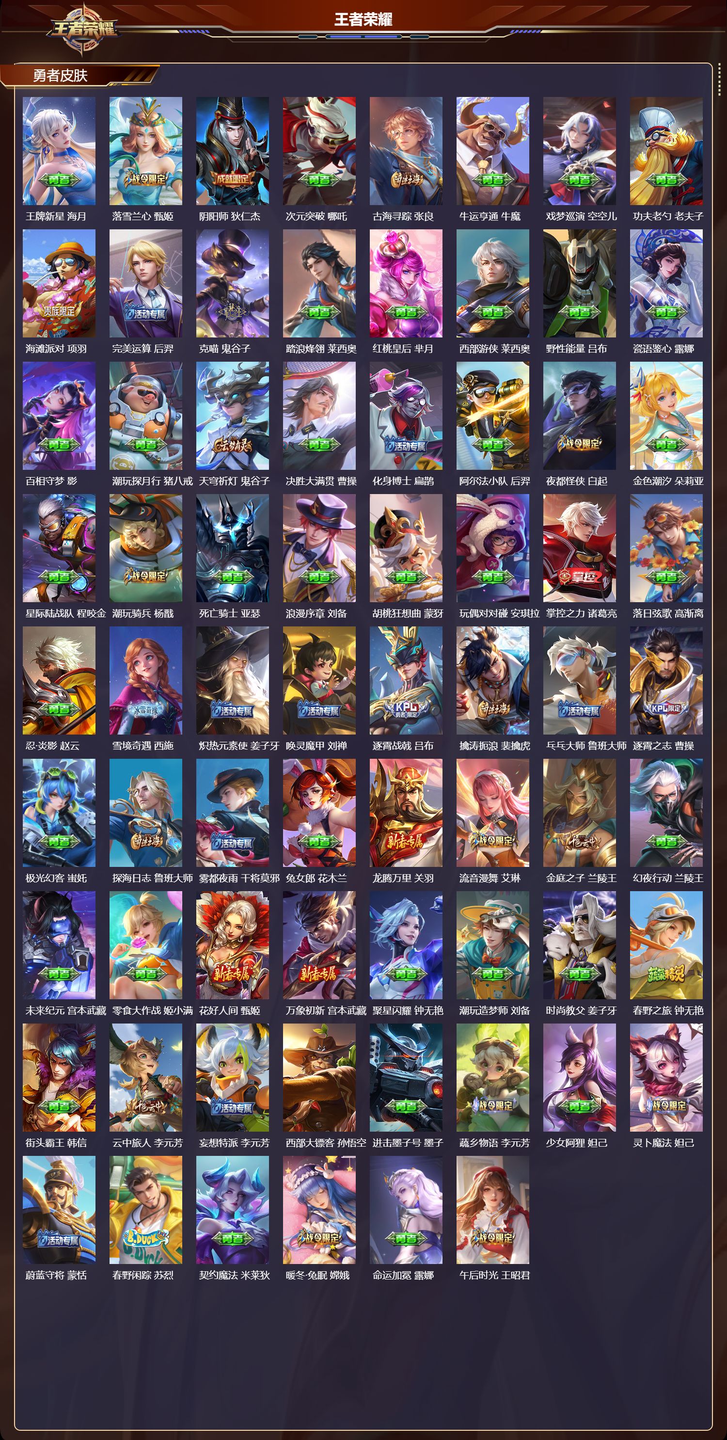 WZMK4275939王者荣耀账号详情图4