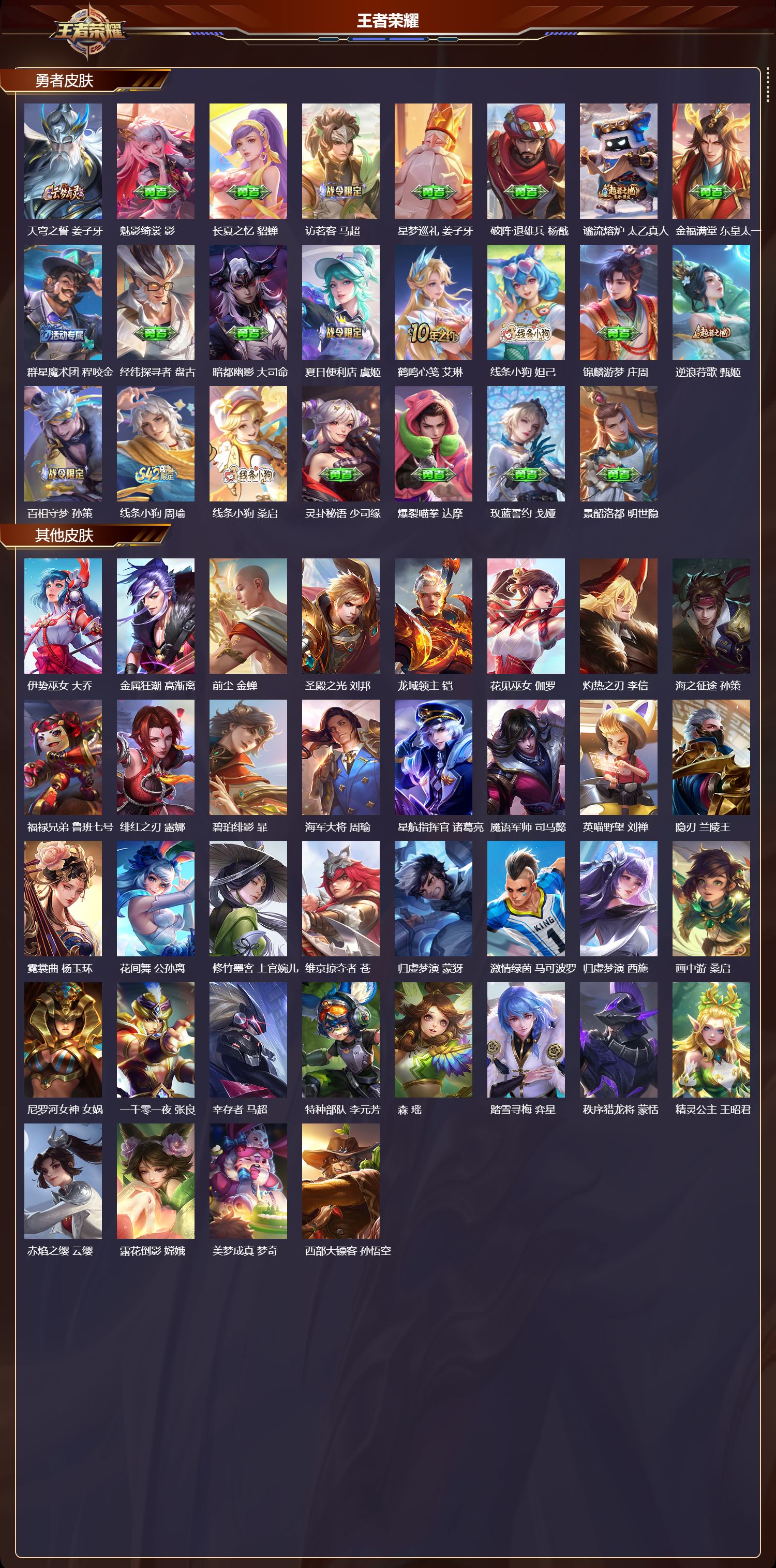 WZMK4276093王者荣耀账号详情图5