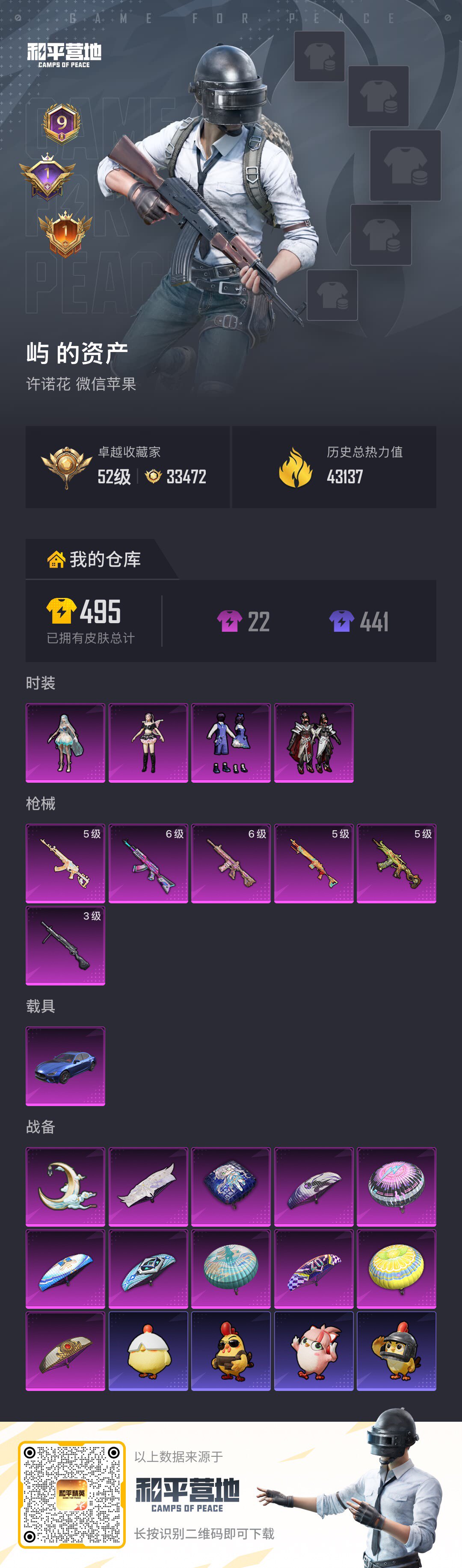 HPSJ4154269和平精英账号详情图2