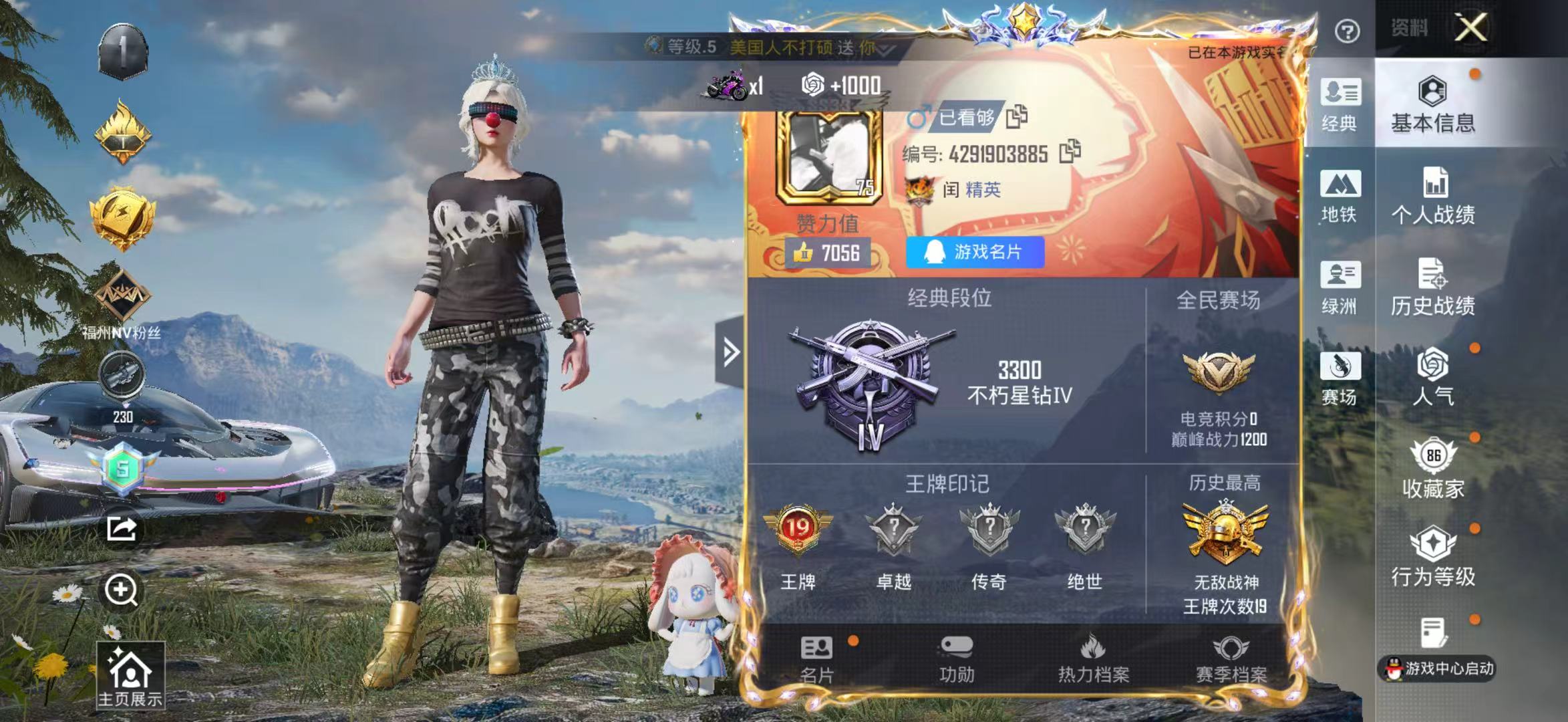 HPSJ4154097和平精英账号详情图3